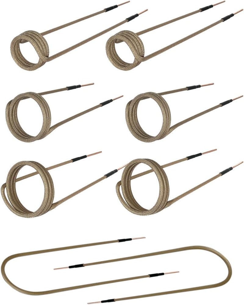 Solary Magnetic Induction Heater Coil, Induction Heat Accessories (6 coils + 2 free forming coils) - Image 1